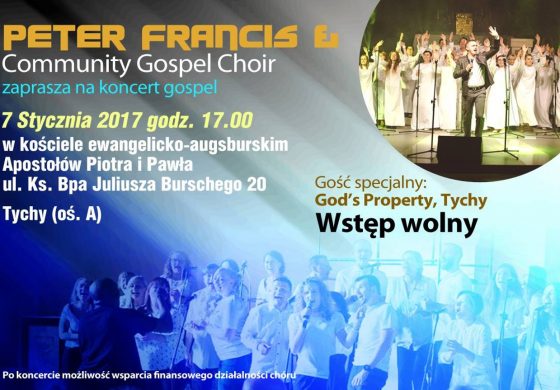 Koncert Peter Francis & Community Choir wraz z God’s Property