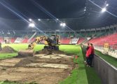 Operacja wymiany murawy na Stadionie Miejskim rozpoczęta