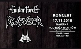 Koncert Guitar Force, Ravenger, Lethal Razors w Tawernie