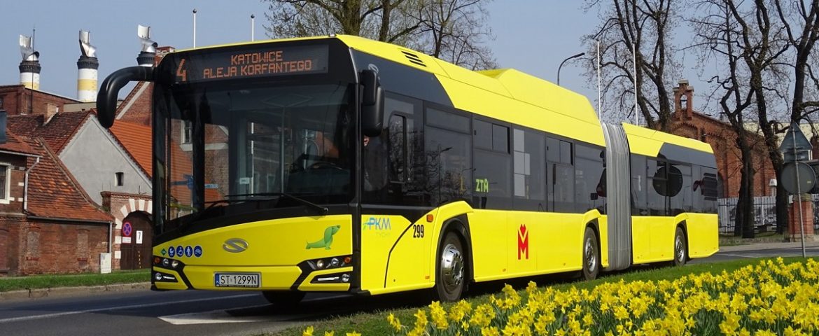Pierwszy autobus PKM Tychy w barwach Metropolii
