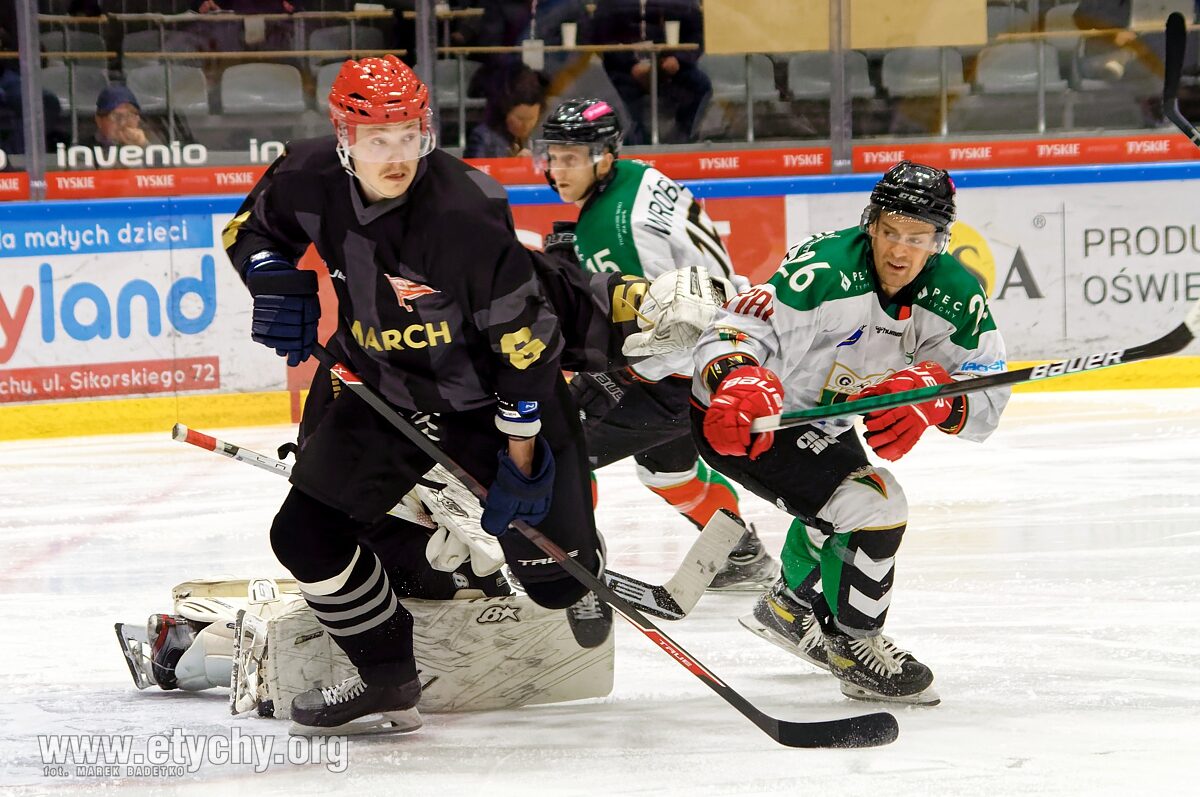 Hokej play-off: GKS Tychy prowadzi w ćwierćfinałowej serii [galeria]