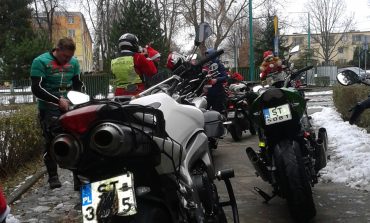 Mikołaje na motocyklach odwiedzili dzieci osierocone tyskiego Hospicjum