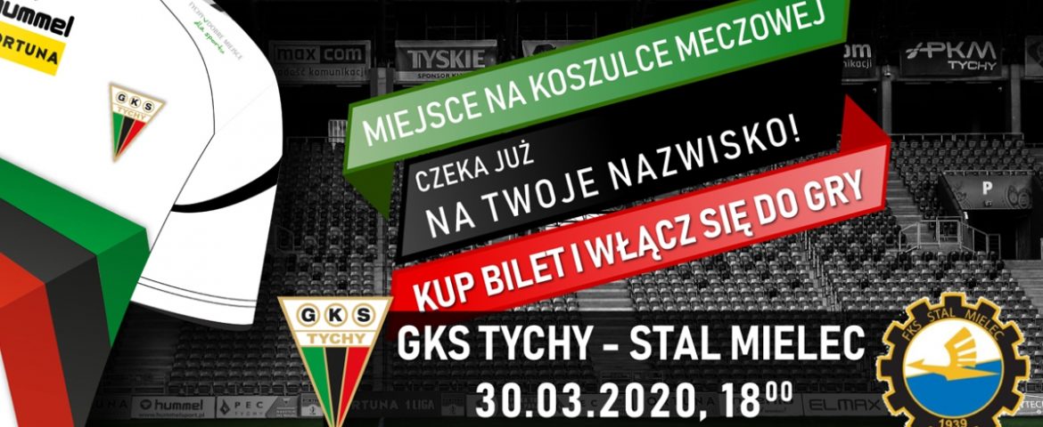 Piłka nożna: Kup wirtualny bilet – twoje nazwisko na koszulkach meczowych GKS Tychy